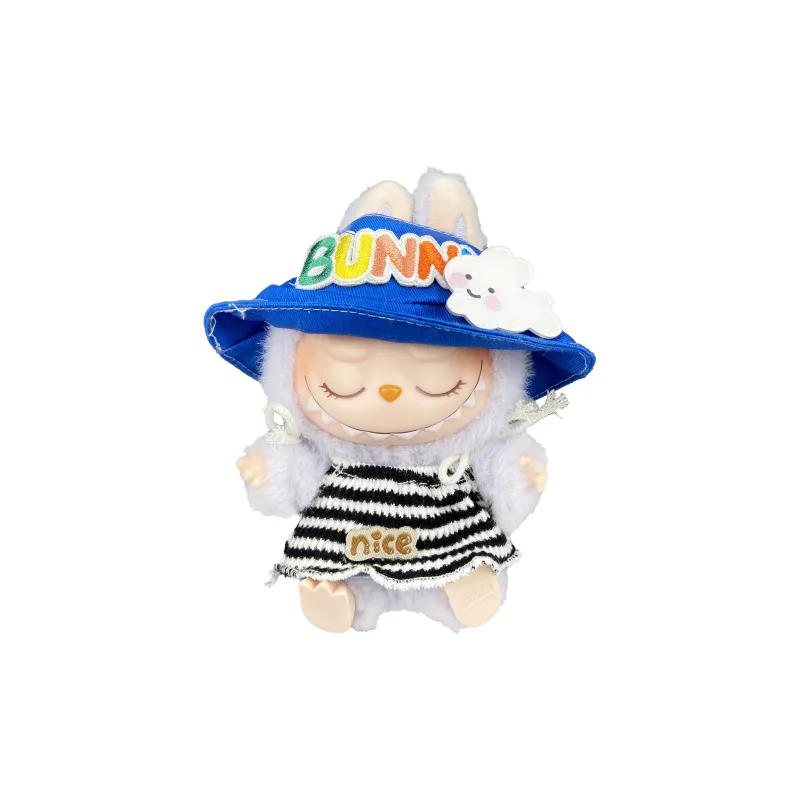 [Modified Doll] POP MART Labubu THE MONSTERS Sitting Party Collection, Confirmed, Cute Trendy Hang Tag Box 15cm-15