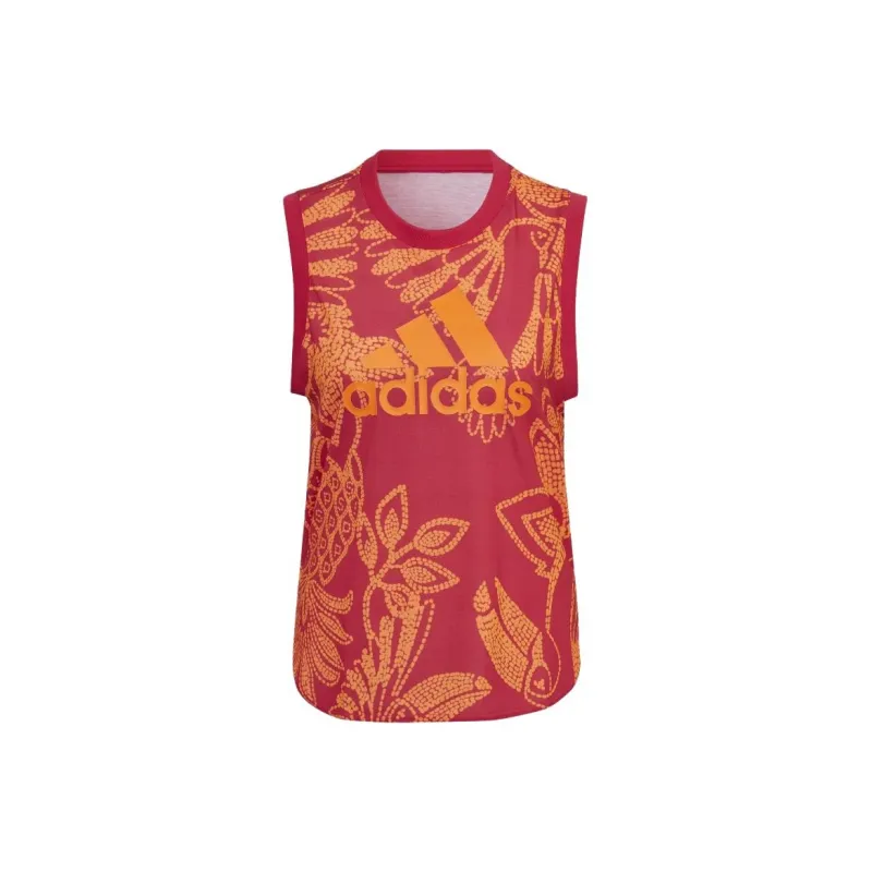 Adidas FARM Rio Tank Tops Women's Red-0