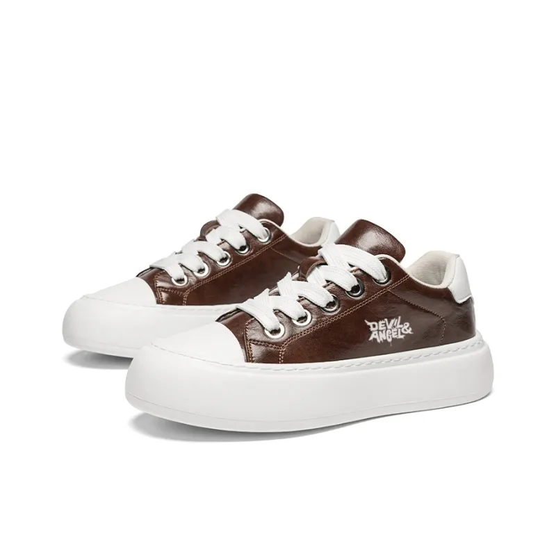 DEVIL AND ANGEL Slip Resistant And Abrasion Resistant Coverage Low Top Skateboard Shoes Men's-13
