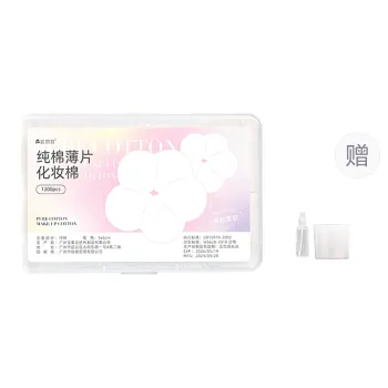 NILIYA 100% Cotton Makeup Cotton Lightweight, Non Compressive, Non Pore Clogging Wet Compress Special