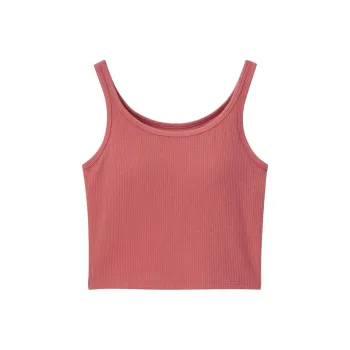UNIQLO Tank Tops Women's Peach Pink