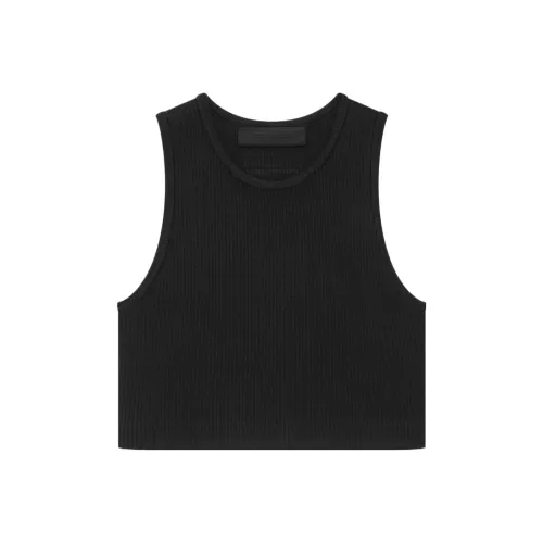 Marine Serre floral-print quilted jacket Women's Essentials Sports Tank Black