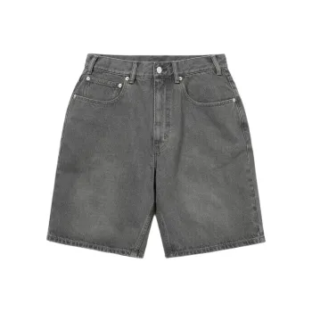 Thisisneverthat SS25 Denim Shorts Unisex Gray