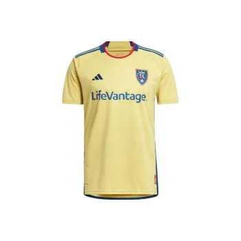 Adidas Real Salt Lake Soccer Jerseys Men Yellow Iron Ore