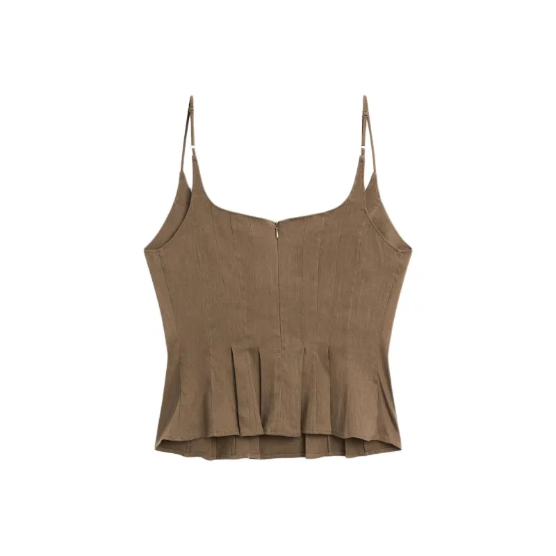 Massimo Dutti Camisole Women's Green-1