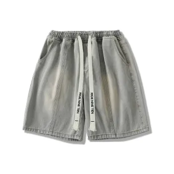 RICE NINE TEN Denim Shorts Unisex