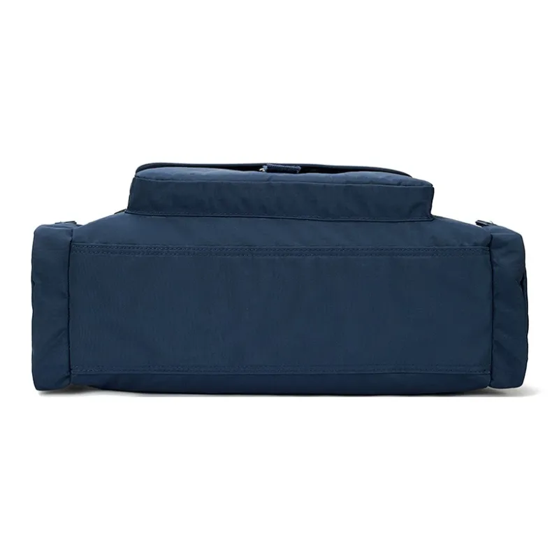 ROBERTA DI CAMERINO Fabric Crossbody Bag, Shoulder Bag Unisex Black/Royal Blue-9
