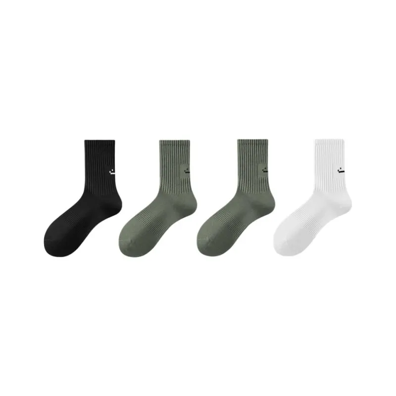 LUYOUYE Mid Calf Socks Men's 4 Pack-24
