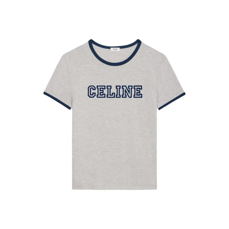 CELINE T Shirts Men Gray-0