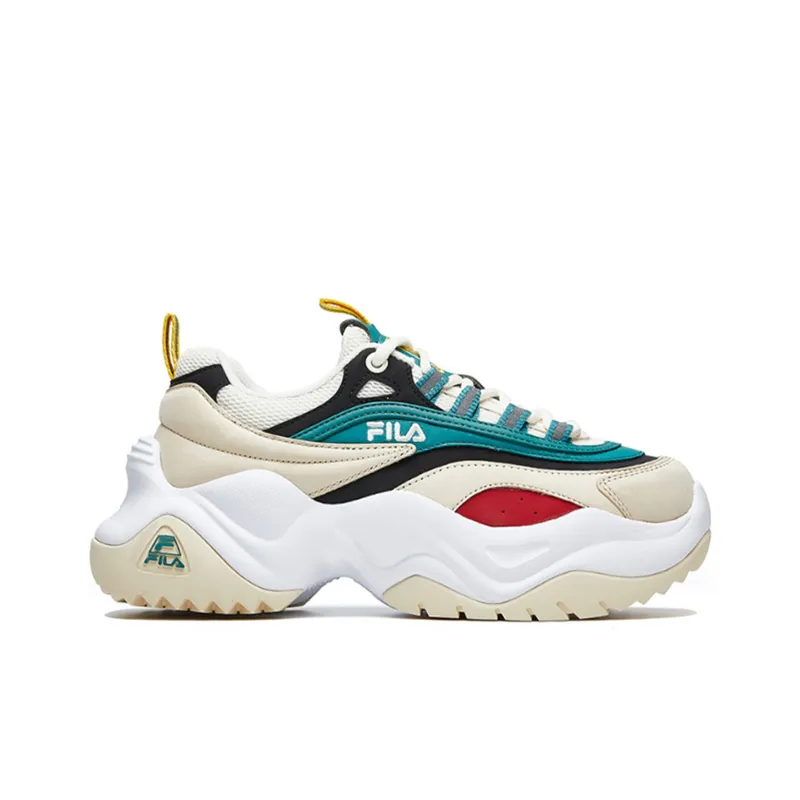 FILA FUSION Fila Pose Ray Platform Chunky Sneaker White/Green Women's-1
