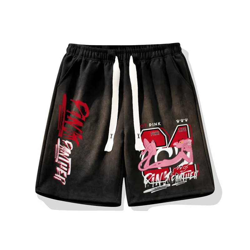 PINK PANTHER Casual Shorts Unisex-5