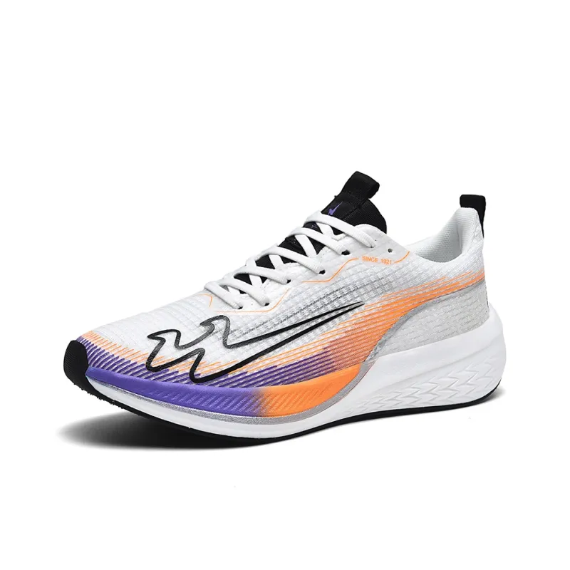 Binary Cushioning Rebound Support Lightweight Breathable Slip Resistant Low Top Running Shoes Men's-1