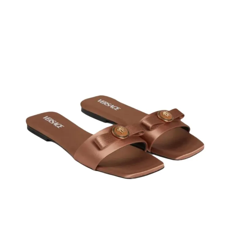 FANSIZHE Gianni Slide Slippers Women's Brown-2