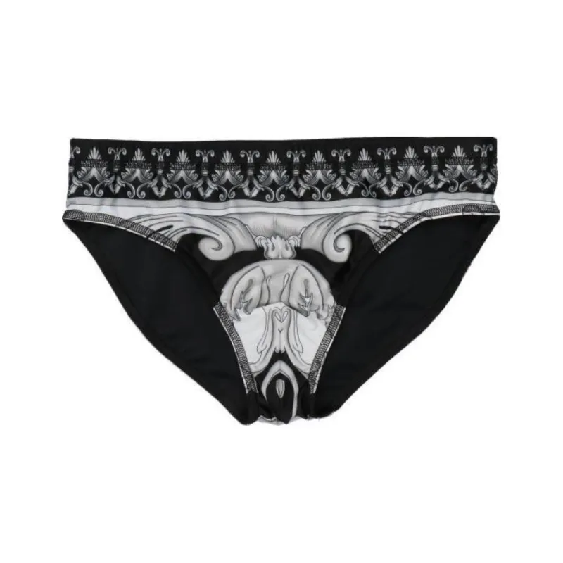 FANSIZHE Swimming Shorts Men's White-0