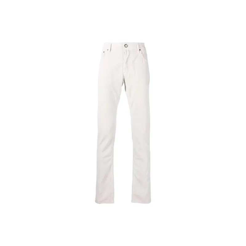 JACOB COHEN Low rise Slim cut Corduroy Trousers-0