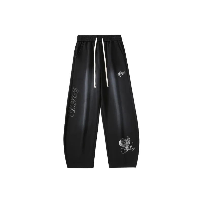 AMBER LIGHT Casual Pants Unisex Black-0