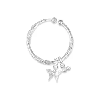 Kim Ka Fook 999 Fine Silver Bangles Women's
