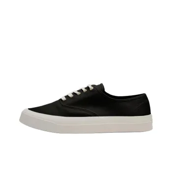 Maison Kitsune Low Top Canvas Shoes Women's Black
