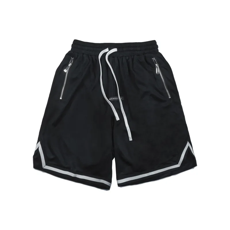 MIRACLE KILL Loose Fit Shorts Unisex Black-0