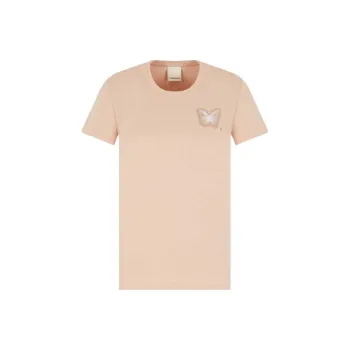 EMPORIO ARMANI Butterfly print T shirt