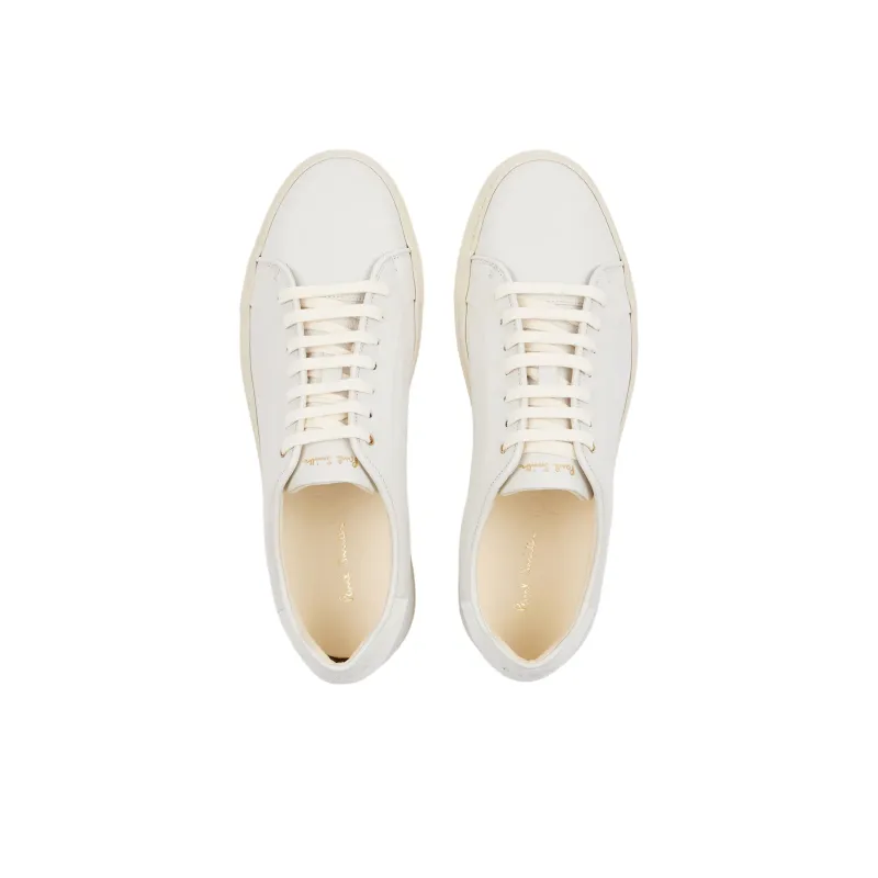 Paul Smith Basso Low Top Skateboard Shoes Men's Ivory-4
