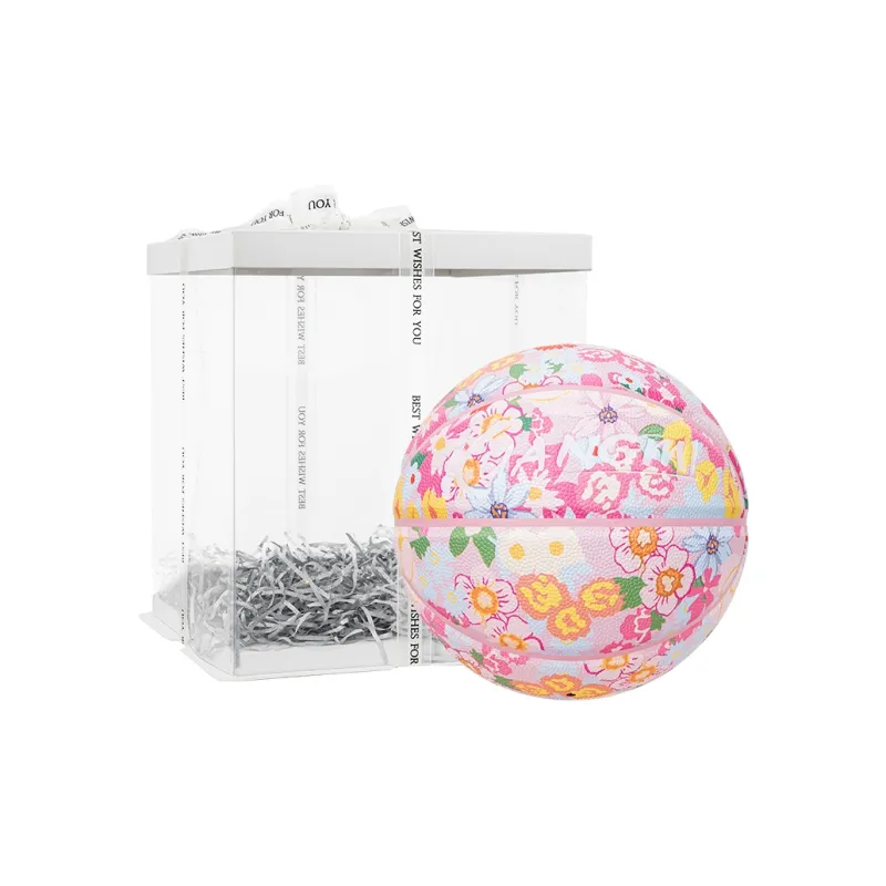 Kuangmi PU Basketball Pink Multicolor Size 7 Ball Street Unisex-7