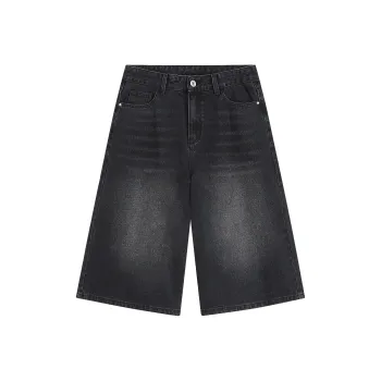 Love Monster Denim Shorts Unisex