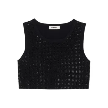 Sandro Tank Tops Women's Black