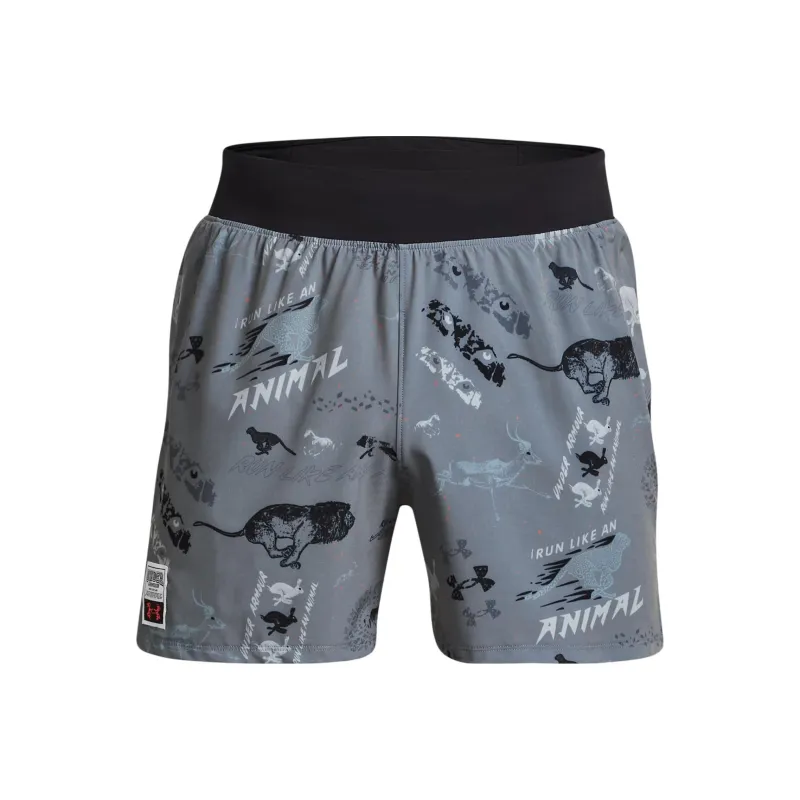 Under Armour Casual Shorts Men Gray-0