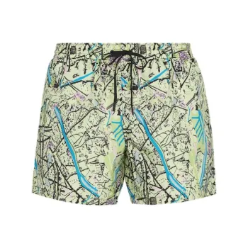 FENDI Map print Cargo Shorts
