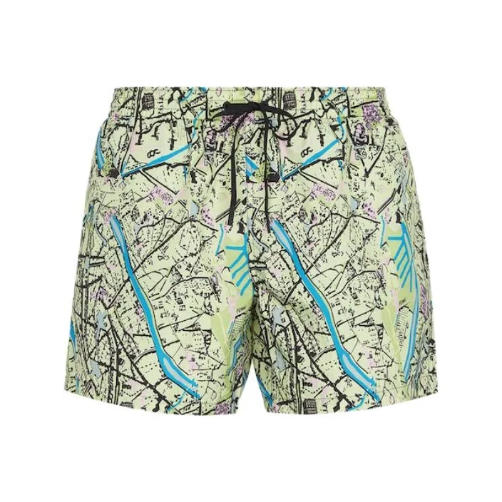 FENDI Map print Cargo Shorts-0