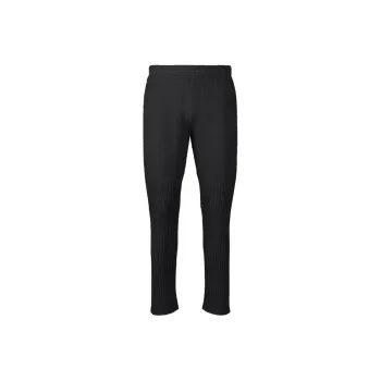ISSEY MIYAKE Rustic Knit Casual Pants Men's Black