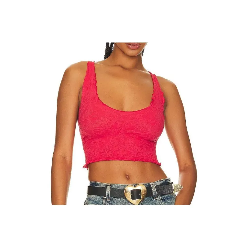 FREE PEOPLE Tank Tops Women's Pink-0