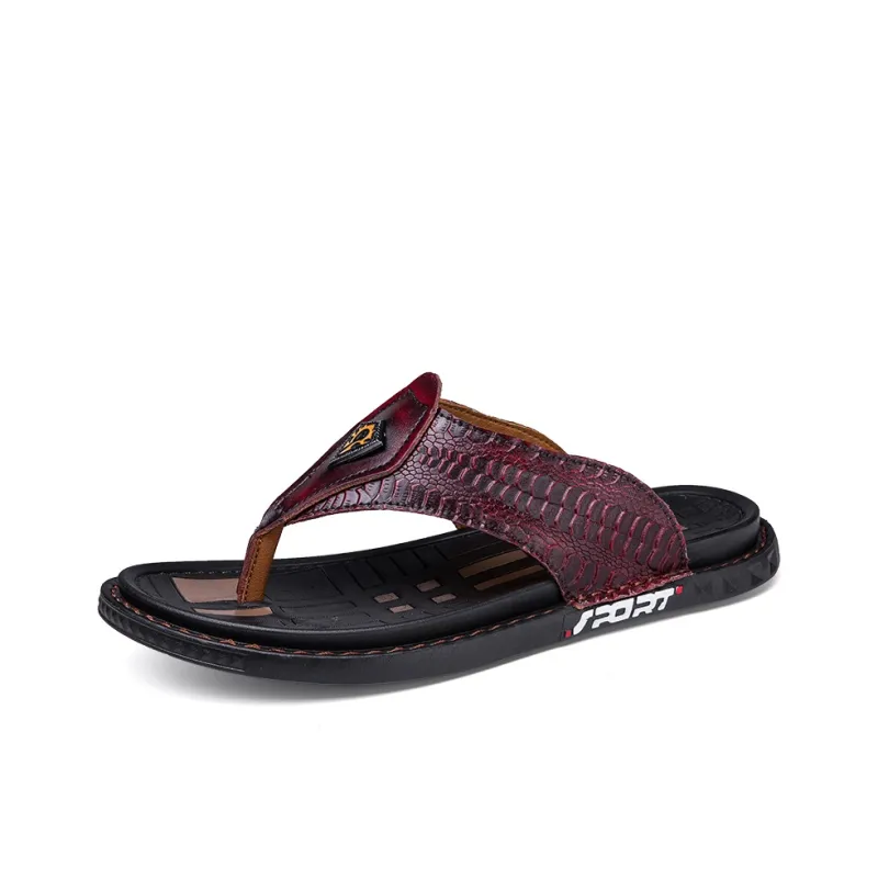 Shiozawa Rubber Sole Stitching Slip Resistant Quick Dry Flip Flops Men's-7