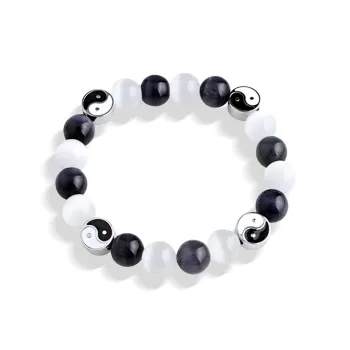 Inkopper Glass Cat Eye Bracelets Unisex