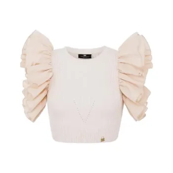 Elisabetta Franchi SS22 Sweater Women's Light Pink