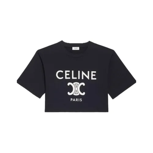 CELINE SS22 Crop Top Women's Black