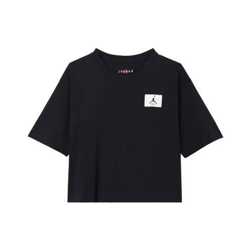 JORDAN Essentials Crop Tops Women's Black