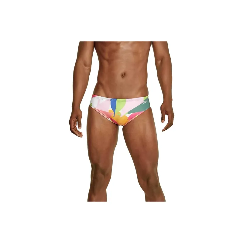 Speedo Men's Printed One Brief Cobalt Blue Swimming Shorts Men's-34