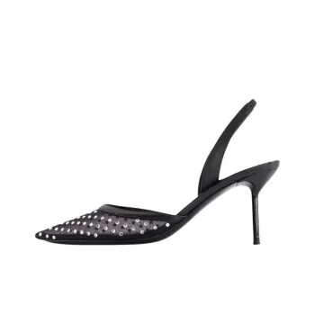 Paris Texas Slim Heel High Heels 7cm Women's Black