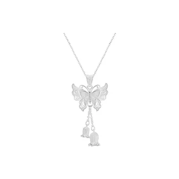 KLFOOK 999 Fine Silver Necklaces Women's