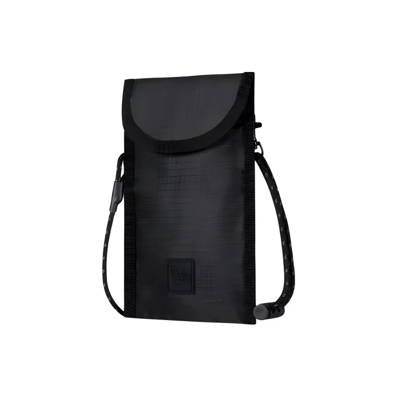 New Era Fabric Crossbody Bag, Shoulder Bag, Cell Phone Pouch Men's Black-1
