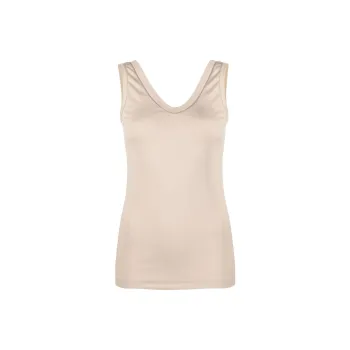 Brunello Cucinelli Monili Bead embellished Ribbed knit Tank Top