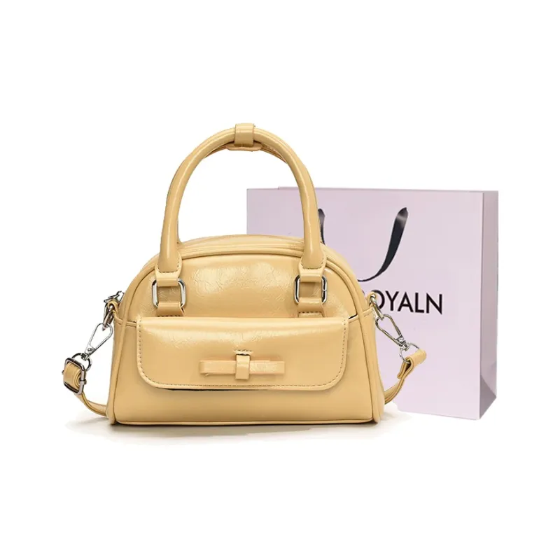 LOUIS ROYALN PU Shoulder Bag Small Size Unisex White/Silver/Black/Red/Yellow-12
