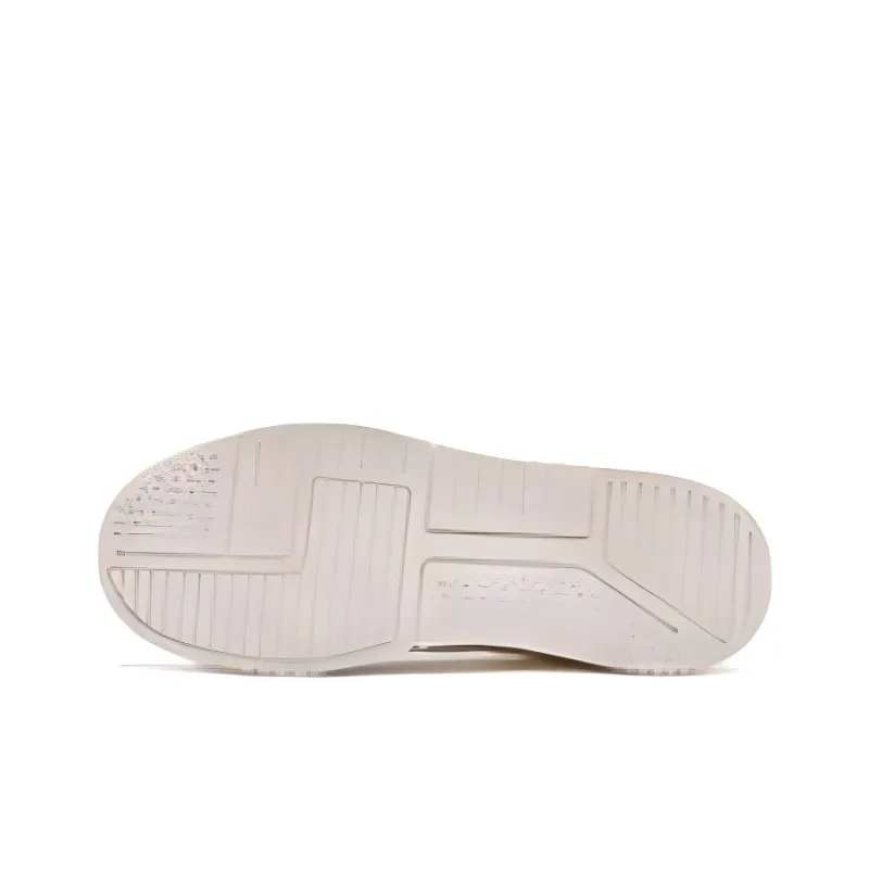 QIAODAN Dry Anti Slip Wear Resistant Low Top Skateboard Shoes Women's White Green Blue-4