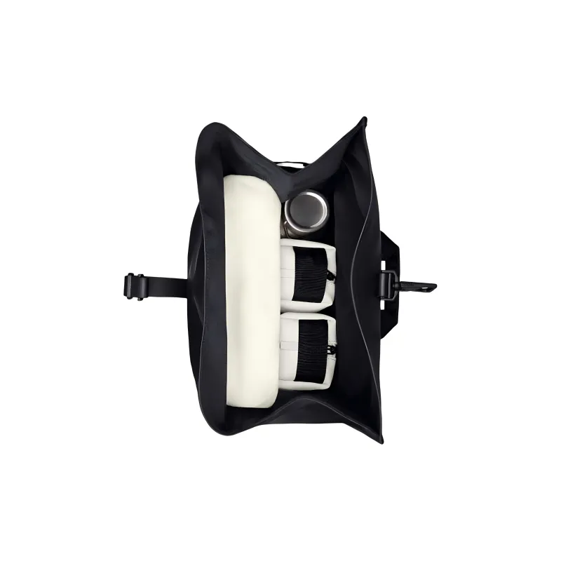 Rains Polyurethane Backpack Large Size Unisex Black-3