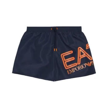 EMPORIO ARMANI EA7 SS24 Beach Shorts Men's Marine Blue
