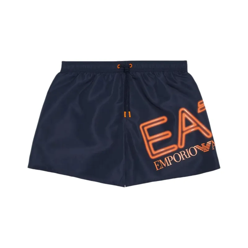 EMPORIO ARMANI EA7 SS24 Beach Shorts Men's Marine Blue-0