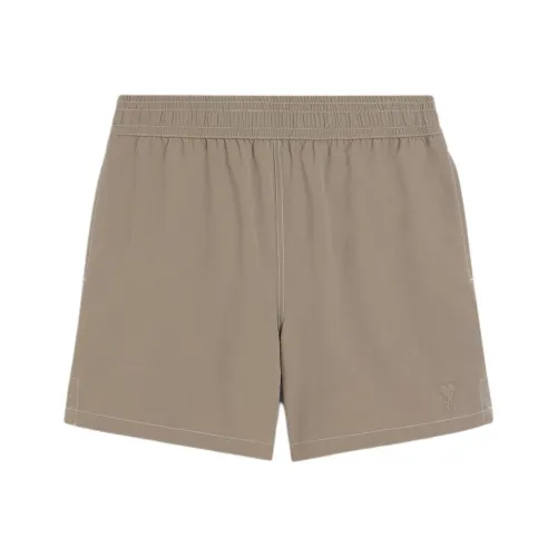 AMIPARIS Paris Loden Ami De Coeur Beach Shorts