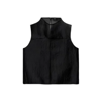 ZARA Tank Tops Women's Black